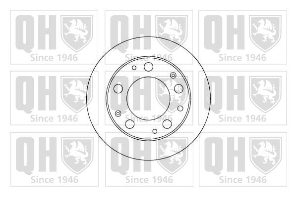 QUINTON HAZELL Тормозной диск BDC4509